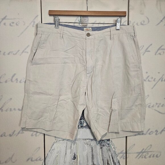 Faherty Men's Shorts Size 36 Linen Cotton Blend - Picture 2 of 10